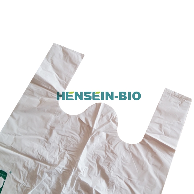 100 biodegradable eco friendly custom plastic shopping bag for supermarket Hot sale products